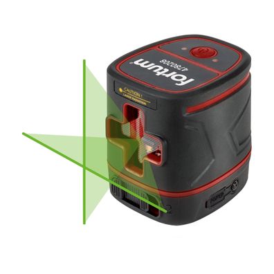 Laser zelený líniový krížový samonivelačný