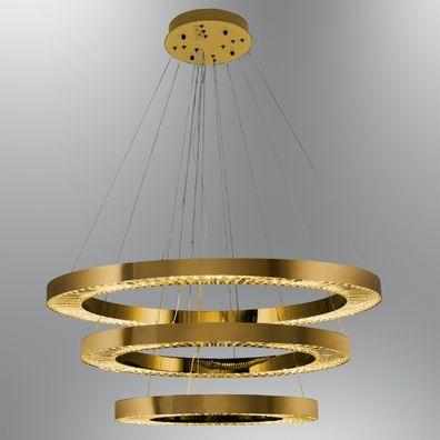 LED luster na lanku JESI LED/99W/230V 3000K pr. 100 cm bronzový