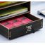DIY organizér na dokumenty s uzamykateľnou zásuvkou čierny 137-2 Čierna