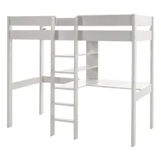 Biela vyvýšená detská posteľ 90x200 cm Pino - Vipack