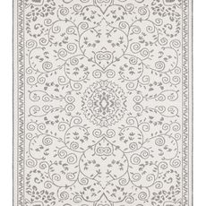 NORTHRUGS - Hanse Home koberce Kusový koberec Twin Supreme 103866 Leyte Grey/Cream – na von aj na doma - 160x230 cm