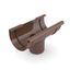 Odkvapový kotlík Bryza Ø 125/90 mm plastový hnedý