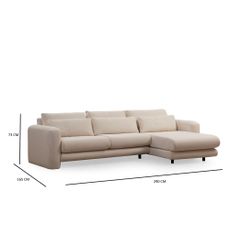 Štýlová pohovka Sofia v minimalistickom prevedení