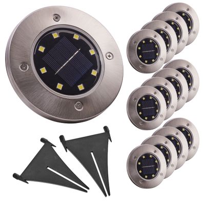 IKO Solárna záhradná lampa 12ks. LED