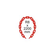 RR Bezpečnostná reťaz Ø 8mm x 2200mm