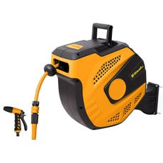 Riwall PRO RWHR 27 SET samonavíjací bubon so záhradnou hadicou 27 ma príslušenstvom