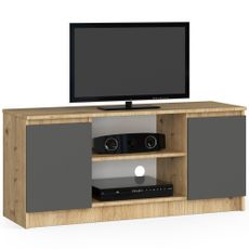 Ak furniture TV stolík Tonon 120 cm dub artisan/grafitová sivá