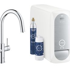 Drezová batéria Grohe Blue Home s vyťahovacou sprškou chróm 31541000