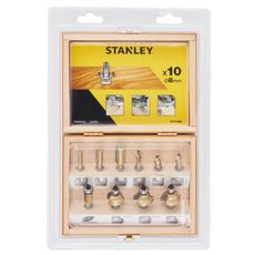 Stanley 10dielna sada tvarových fréz TCT/HM