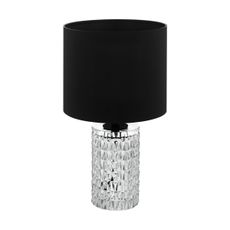 Eglo 39979 - Stolná lampa SAPUARA 1xE27/40W/230V čierna