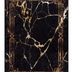 Dywany Łuszczów Kusový koberec Miro 51333.801 Marble black/gold - 80x150 cm