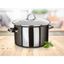 Banquet Hrniec smaltovaný METALLIC Black 26 cm, 6 l, s pokrievkou, 26 cm