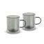 Lamart LT9121 2-dielna súprava pohárov Tea Vaso, 350 ml, čierna