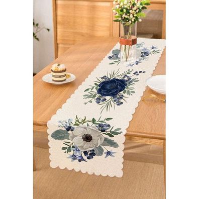 Behúň na stôl 40x130 cm Blue Rose – Minimalist Cushion Covers