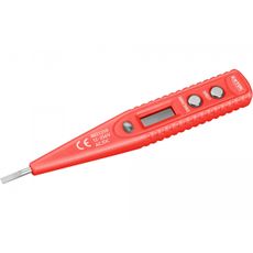 Skúšačka napätia digitálna s LED svetlom 12-250V, 146mm