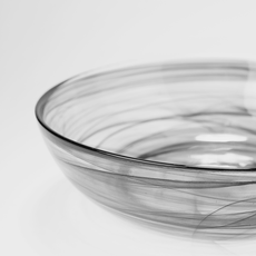 Miska čierna 18 cm – Elements Glass - 321922