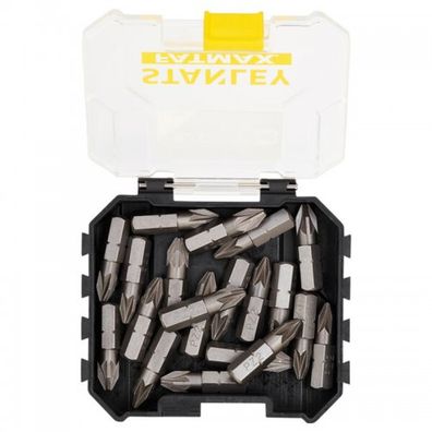 20-dielna súprava 25 mm bitov PZ2 Stanley STA88567
