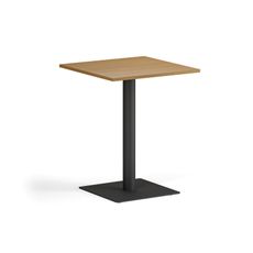 Konferenčný stolík ENZO, 60x60 cm, čierna podnož, buk