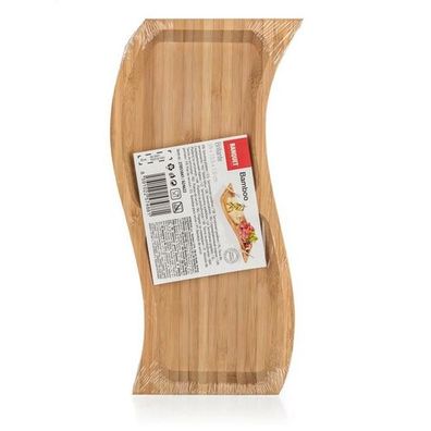 Banquet Servírovací podnos BRILLANTE Bamboo, 28 x 13,5 cm