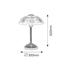 Rabalux 8634 - Stolná lampa ANNABELLA 1xE14/40W/230V