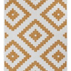 NORTHRUGS - Hanse Home koberce Kusový koberec Twin-Wendeteppiche 105794 Ochre – na von aj na doma - 80x350 cm