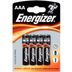 Alkalické batérie Energizer 4x AAA