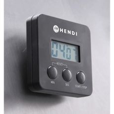 Čierna digitálna minútka s magnetom Hendi