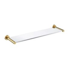 OMNIRES Modern Project - Polička, dĺžka 55 cm, sklo/kefované zlato MP60930GLB