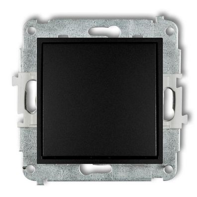 Vypínač matný čierny 12MWP-1 mini