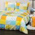 4Home Krepové obliečky Patchwork blue