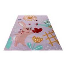Obsession , Detský kusový koberec Magic Kids ML 106 Lora, 160x230, ružová, detská izba