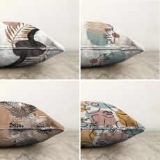Súprava 4 obliečok na vankúše Minimalist Cushion Covers Autumn, 55 x 55 cm