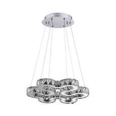 LUXERA 62422 - LED krištáľový luster na lanku STRADA LED/30W/230V