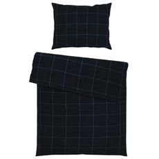 Esprit POSTEĽNÁ BIELIZEŇ, flanel, modrá, tmavomodrá, 140/200 cm