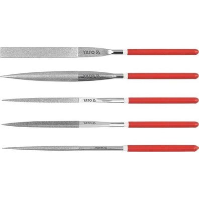 Sada pilníků jehlových diamantových 5 x 180 mm 5 ks - YT-6156