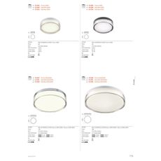 Redo 01-3729 - LED Stropné svietidlo FRISBI LED/8W/230V IP44 biela