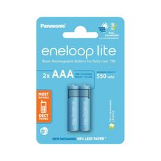Panasonic - 2 ks Nabíjacia batéria AAA Eneloop Lite 550 mAh