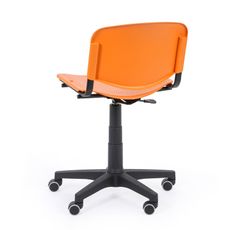 Pracovná stolička ISO, otočná, oranžová