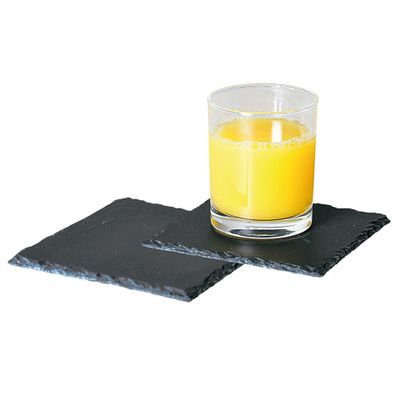 Kesper 38110 Sada bridlicových podtácok 2 ks, 13 x 13 cm