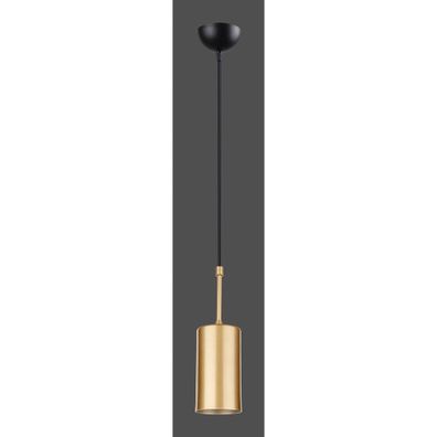 Závesné svietidlo v zlatej farbe Squid Lighting Geo, výška 124 cm