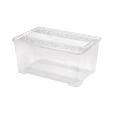 Úložný box TEX BOX 48 l priehľadný