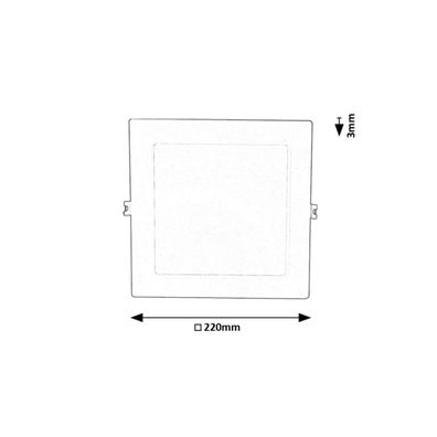 Rabalux 71223 - LED Podhľadové svietidlo SHAUN LED/18W/230V 22x22 cm biela