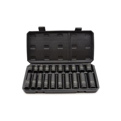 Sada 1/2" dlhých a krátkych nástrčných hlavíc 10-19 mm (10)