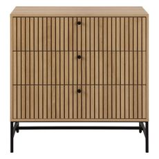 Komoda v dekore duba v prírodnej farbe 81x80x40 cm Albany – Actona