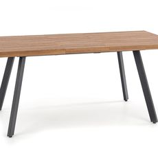 HALMAR Rozkládací jídelní stůl Berlin 160/220 cm ořech/černý