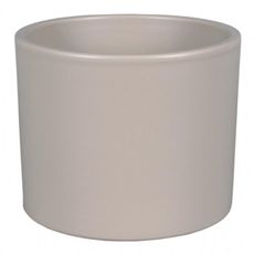 Obal na kvetináč ZEUS PALETE keramický tmavobéžový mat 11 cm
