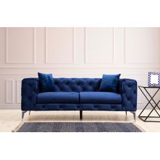Luxusná dvojmiestna pohovka ComoDeluxe - námornícka modrá