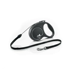 Flexi Samonavíjacie vodítko Black Design S, 5 m, 12 kg