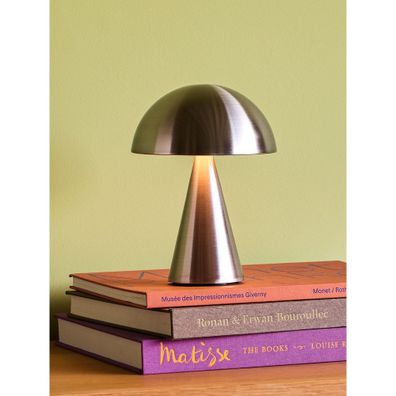Tmavosivá LED stmievateľná stolová lampa (výška 20 cm) Mush – Hübsch