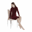 Jedálenská stolička, béžová Dulux Velvet látka/chróm, OLIVA NEW